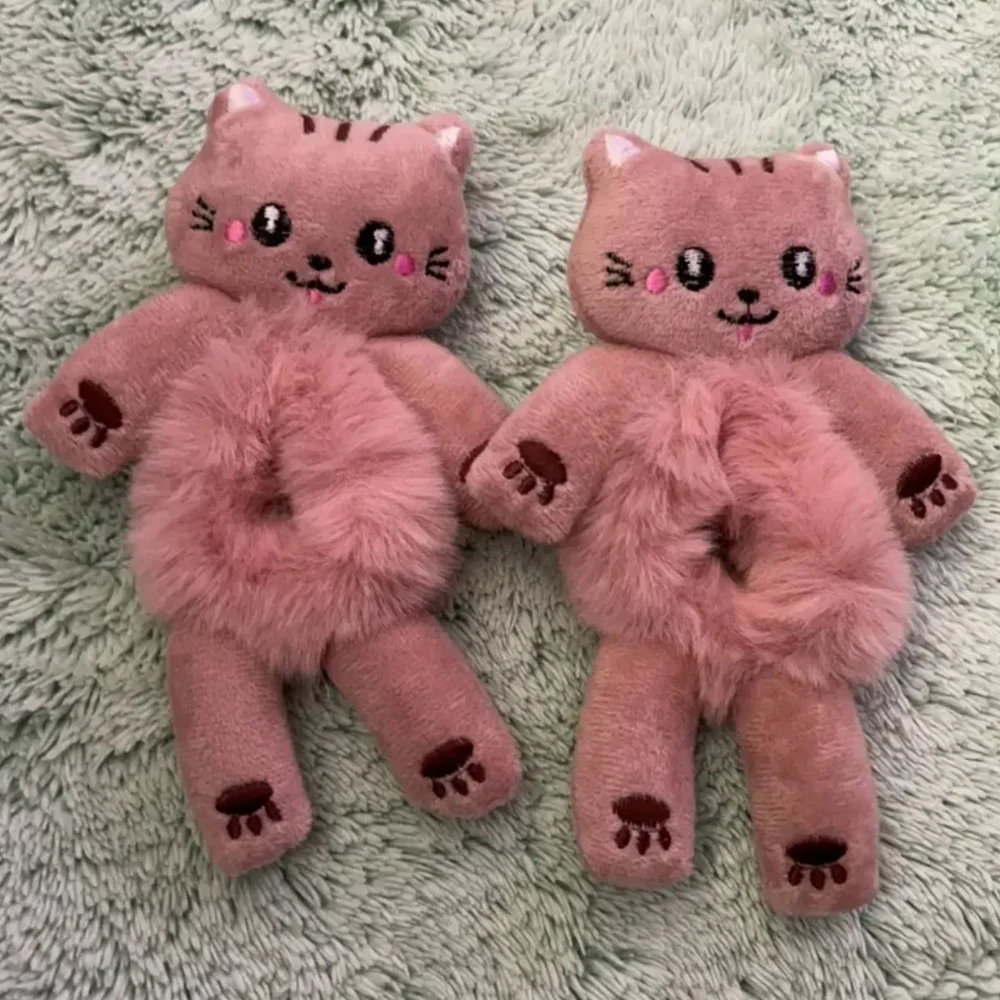 Soft & Cute Kids Hair Scrunchies - Cat